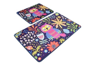 Fürdőszobai szőnyeg szett 2 db, Owls Garden