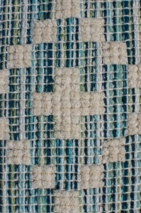 Futószőnyeg, Leela Runner, Flair Rugs, elefántcsont/pávakék, 60X200 cm - Img 4