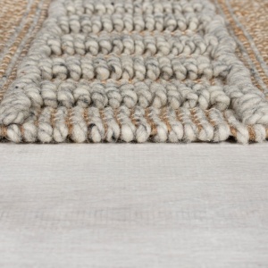Futószőnyeg, Medina Jute, Flair Rugs, natúr/szürke, 60X230 cm - Img 4
