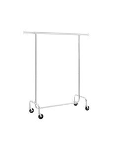 Gurulós ruhaállvány, Songmics, 130 kg, HSR11S, ezüst - Img 2