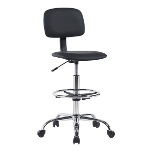 Irodai szék Icina Pako World, PU, fekete, 58x54x102-123 cm