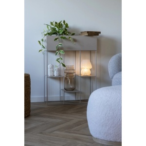 Jardiniera etajata pentru plante Planter, Nisip, 60x25x80 cm - Img 3