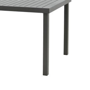 Kerti asztal Kliton, szürke, 150x80x74 cm - Img 6