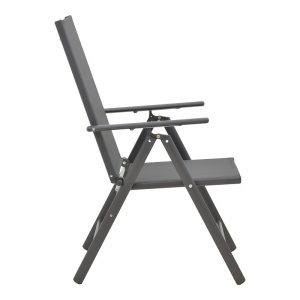 Kerti szék Candor, szürke, 65x56x106 cm - Img 3