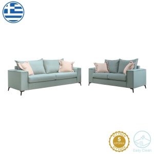 Kétszemélyes kanapé szett 2 db, Verona x2, Pako World, világoszöld, 225x93x100 cm
