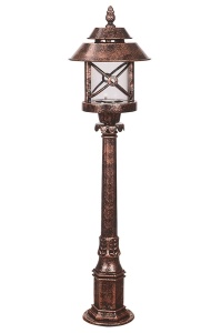 Kültéri állólámpa, 68199, barna, 100x26 cm
