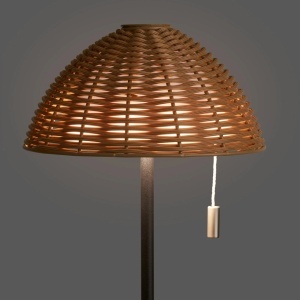 Lampa LED de masa Wigan, Natural, 15x15x32 cm - Img 2