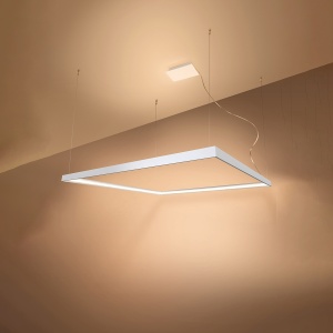 LED-es csillár, Nelya, 3000K, fehér, 110x110x150 cm - Img 4