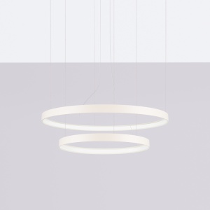 LED-es csillár, Rio 2, 3000K, bézs, 78x78x150 cm - Img 2