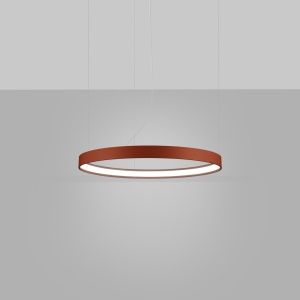 LED-es csillár, Rio 55, 4000K, piros, 55x55x150 cm - Img 3