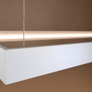 LED-es csillár, Tuula, 3000K, fehér, 100x30x150 cm - Img 6
