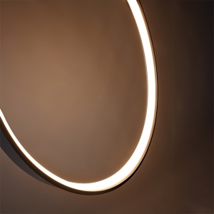 LED-es függőlámpa 3000K, Rio, fekete, 110x16x150 cm - Img 4