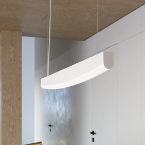 LED-es függőlámpa 4000K, Jorun 150, fehér, 150x3x210 cm - Img 13
