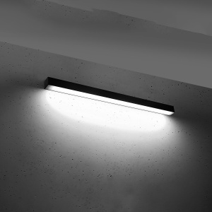 LED fali lámpa, Pinne, 4000K, fekete, 90x6x6 cm - Img 3