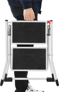 Létra összecsukható, Songmics, 20 cm, 150 kg - Img 3