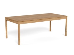Masa dining Atlantic, Natural, 75x200x100 cm - Img 8