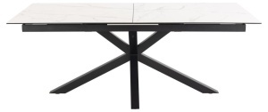 Masa dining Heaven, Alb, 76x240x100 cm - Img 7