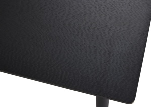 Masa dining PENSACOLA, Negru, 85x75x140 cm
