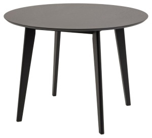 Masa dining Roxby, Negru, 76x105x105 cm - Img 3