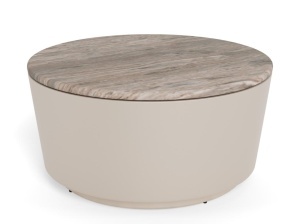 Masuta de cafea Cangas, Gri, 41.5x80x80 cm - Img 3