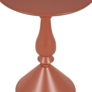 Oldalsó asztalka, Lalou, terrakotta, 40x40x55 cm - Img 4