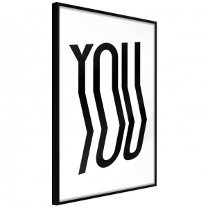Poszter fekete kerettel, ""Only You"", 20x30 cm