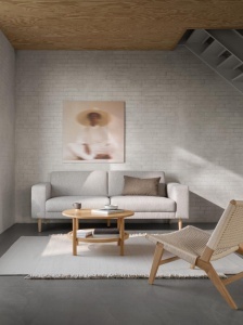 Scaun Carson, Alb, 72x64x79 cm - Img 2