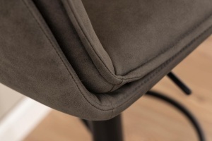 Scaun de bar Flynn V1, Gri, 107x44x53 cm - Img 2