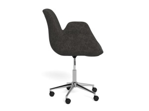 Scaun de birou Beth, Gri, 88x58x57.5 cm - Img 5