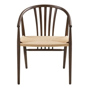 Scaun dining Agustin, Gri, 52.5x57x78 cm - Img 4