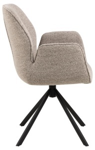 Scaun dining Aura V1, Bej, 90x62x61 cm - Img 5