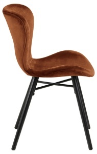 Scaun dining Batilda -A1, Portocaliu, 82.5x47x53 cm - Img 6