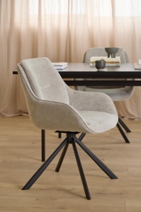 Scaun dining Carrie, Maro, 87.5x58.5x64 cm - Img 2