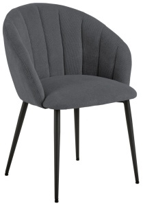 Scaun dining Daniella, Gri, 80x62x57 cm - Img 3