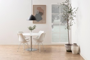 Scaun dining Eris, Alb, 85.5x48.5x54 cm - Img 2