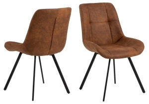 Scaun dining Waylor, Maro, 88x54x58.5 cm - Img 3
