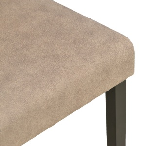 Scaun Zeben, Bej/Negru, 43.5x55.5x93.5 cm - Img 7