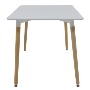 Set masa si scaune dining, 5 buc, Julita Natali, Gri, 120x80x76 cm - Img 4