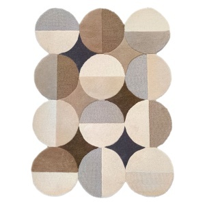 Szőnyeg, Flair Rugs Mia Ellipse, natúr, 120x170 cm - Img 2