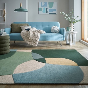 Szőnyeg, Glow, Flair Rugs, zöld, 200x290 cm