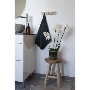 Taburet Badia, Natural, 30x30x45 cm - Img 2