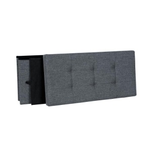 Tároló doboz, Songmics, LSF47K, szürke, 76 x 38 x 38 cm - Img 2