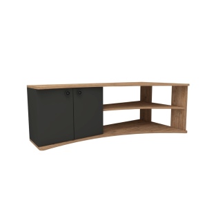 TV-konzol, Termera, zöld, 135x67.7x48.6 cm - Img 4