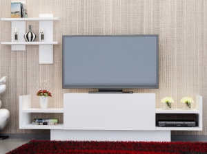 TV-szekrény, Bahar, Fehér