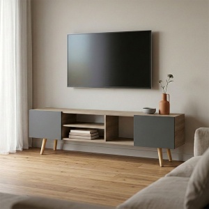 TV-szekrény, Osclo, antracit, 30x160x41 cm