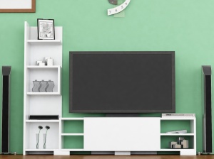 TV-szekrény, Pera, Fehér - Img 3