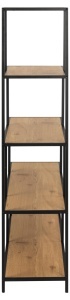 Biblioteca Seaford, Natural, 150x135x35 cm - Img 6