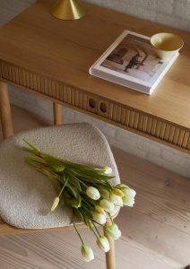 Birou Langley, Natural, 75x100x50 cm - Img 4