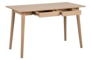 Birou Marte, Alb, 75x120x60 cm - Img 4