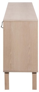 Bufet Linley, Alb, 80x180x40 cm - Img 7